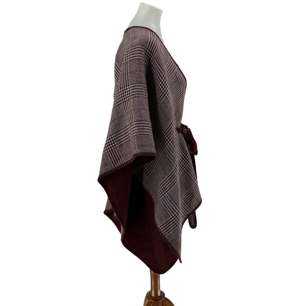 Reversible Cabi Wrap M/L Burgundy Plaid (RETAIL $130) - Picture 9 of 9